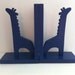 Pair of Navy Blue Giraffe Bookends - custom colors available