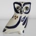Vintage Hand Painted Owl Miniature Owl Figurine Retro Owl Home Decor
