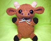 Cute Crochet Amigurumi Cow
