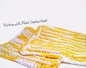 Kate's Tunisian Afghan Stitch Washcloth Pattern