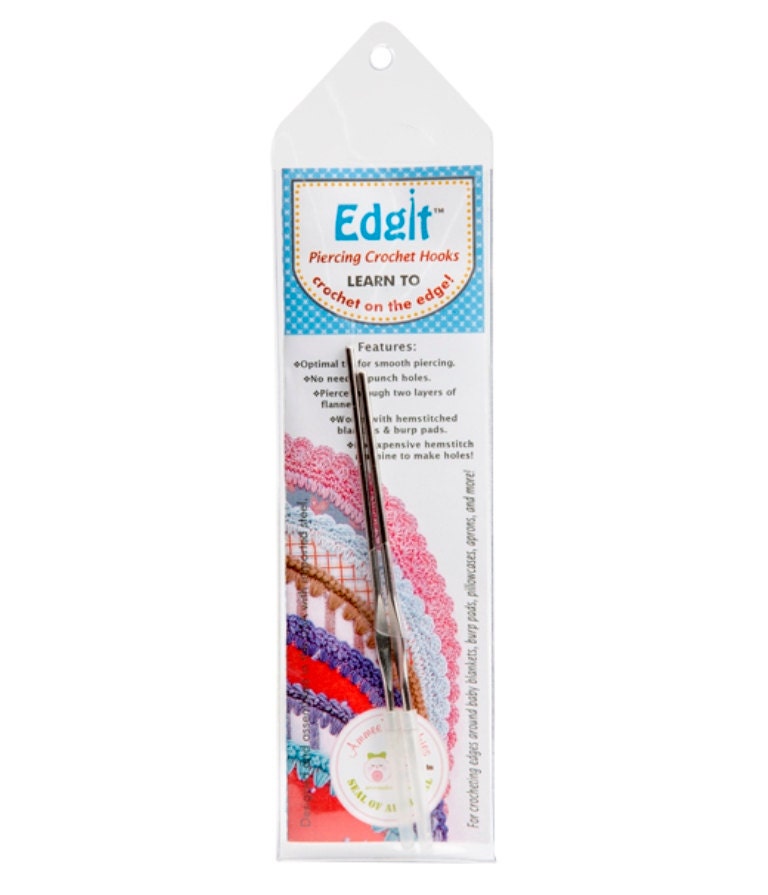 Edgit Piercing Crochet Hooks Set One Large Piercing Crochet Hook and One small