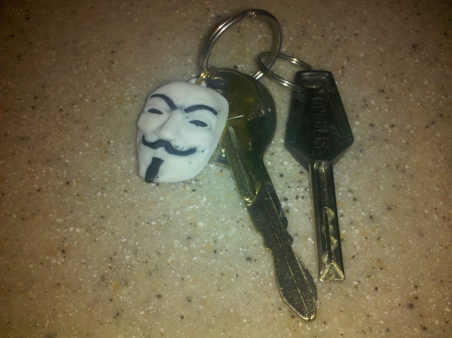 Medium Anonymous Keychain, Pendant, or Charm