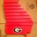 Georgia Shaped Military Challenge Coin Holder