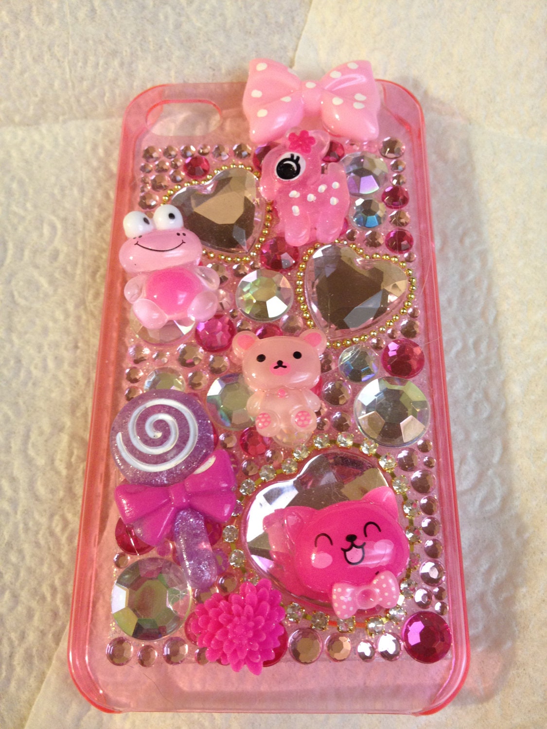 Pink Bling iPhone 4 Phone Case
