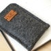 Wool Felt Cell Phone Case "Stone" - Graphite