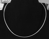 Sterling Silver .925 Choker, use with Tiger Tail handmade beads, and Bali Sterling Silver Beads