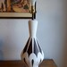 Vintage Mid Century Quartite Chalkware Pottery Lamp