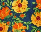 SALE - Garden Wall Fabric - Laura Gunn - Gypsy Vine in Indigo - Michael Miller - Half Yard
