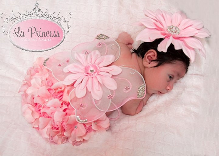 Beautiful Baby Bloomer Set, Photo Props, Newborn Photo Props, Birhday Photo props, Summer Outfit