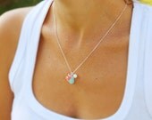 Bridesmaid jewelry, pink coral pearl necklace, wedding, bridesmaid necklace, gemstone necklace, wire wrapped stone