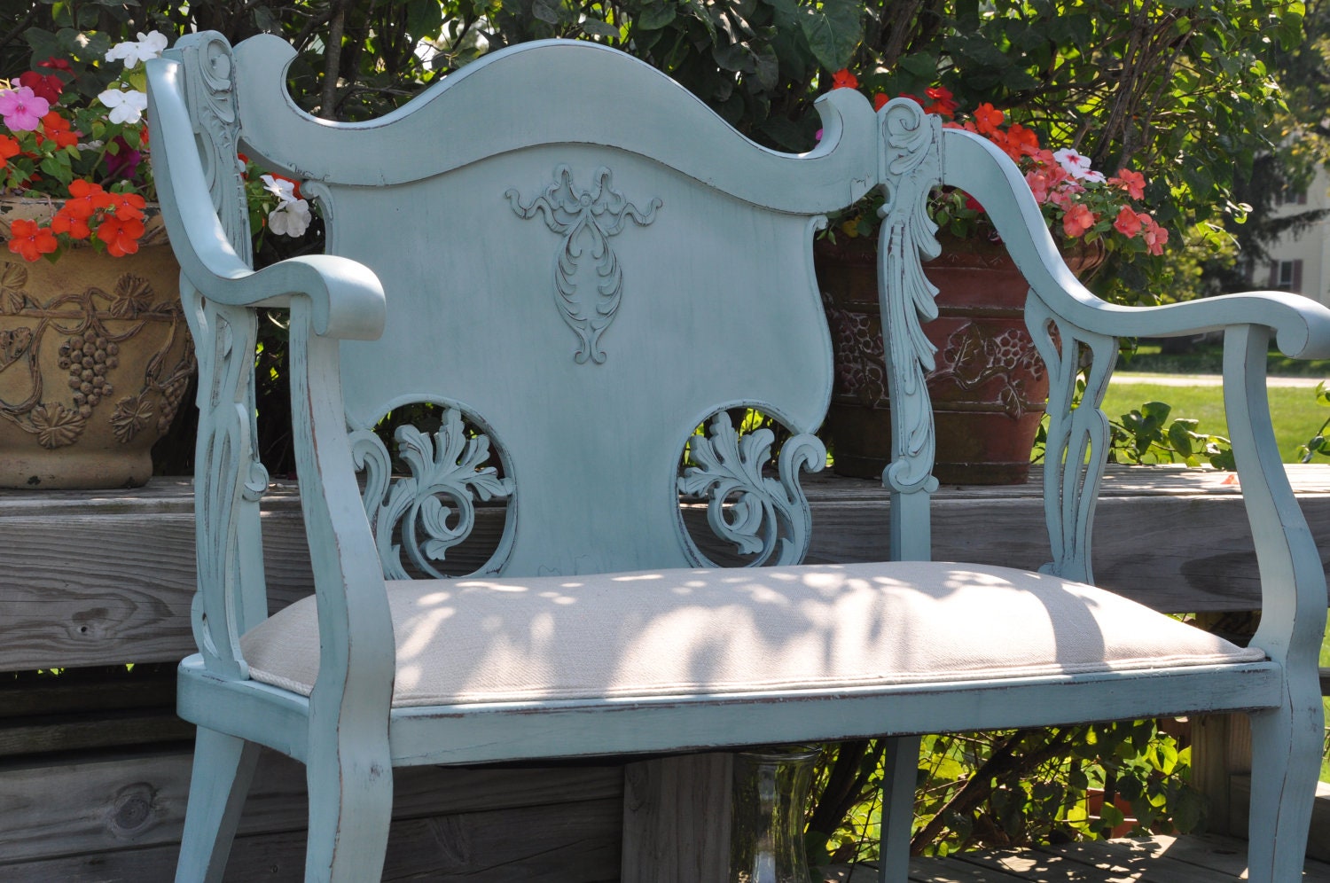 Early 1900's Wooden Bench