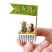 wedding cake topper - Mr and Mrs, Snail couple, recycled wedding decoration, anniversary, unique gift, green, copper, rustic colors, autumn