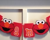 Sesame Street Elmo High Chair Banner