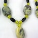 Yellow turquoise Necklace and Earring set