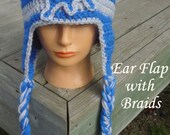 Child's Crochet Detroit Lions Beanie