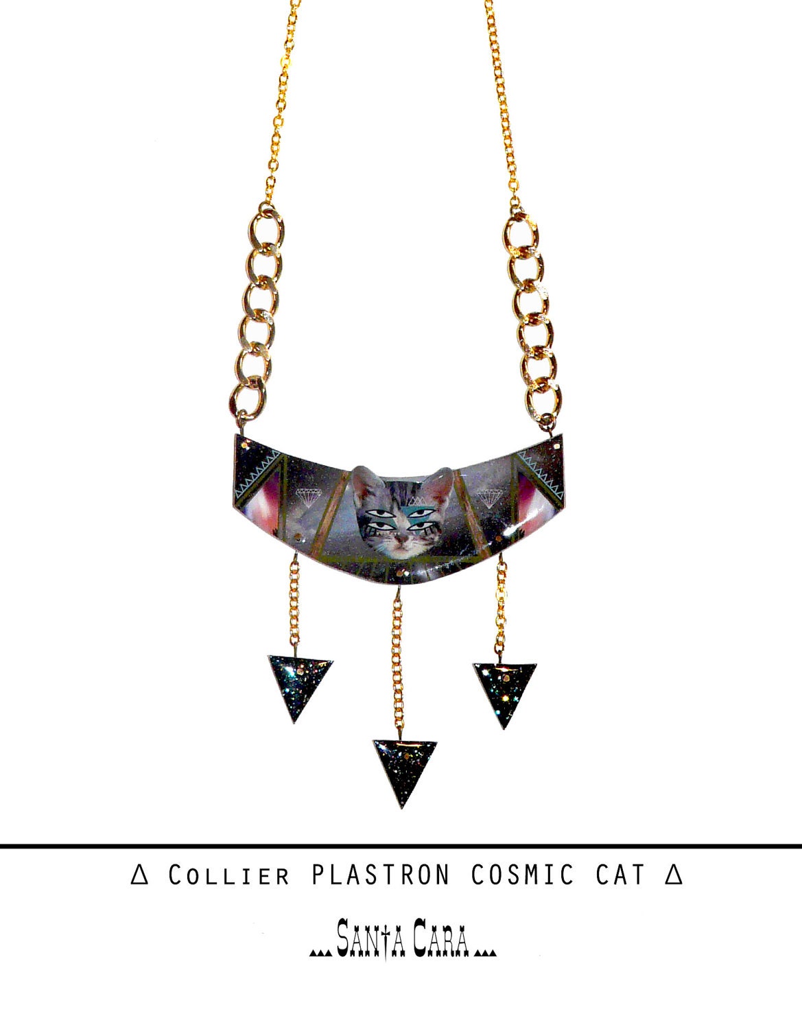 Collier PLASTRON COSMIC CAT