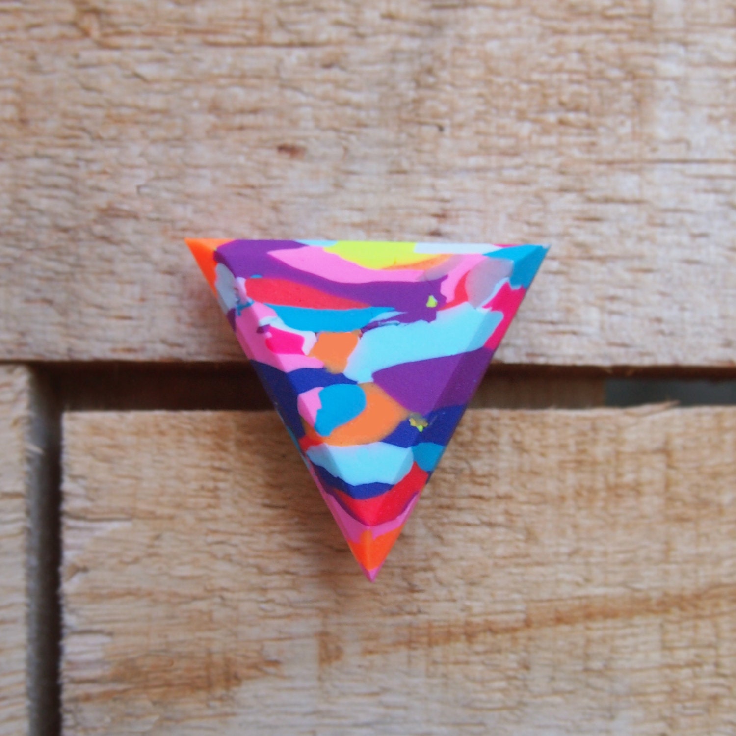Psycho Camo Triangle Ring