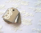 Vintage Doily Kraft Tags,  Kraft Tag & Vintage Doilies,Eco- Tags, Vintage Wedding Tags, Spring Wedding Tags