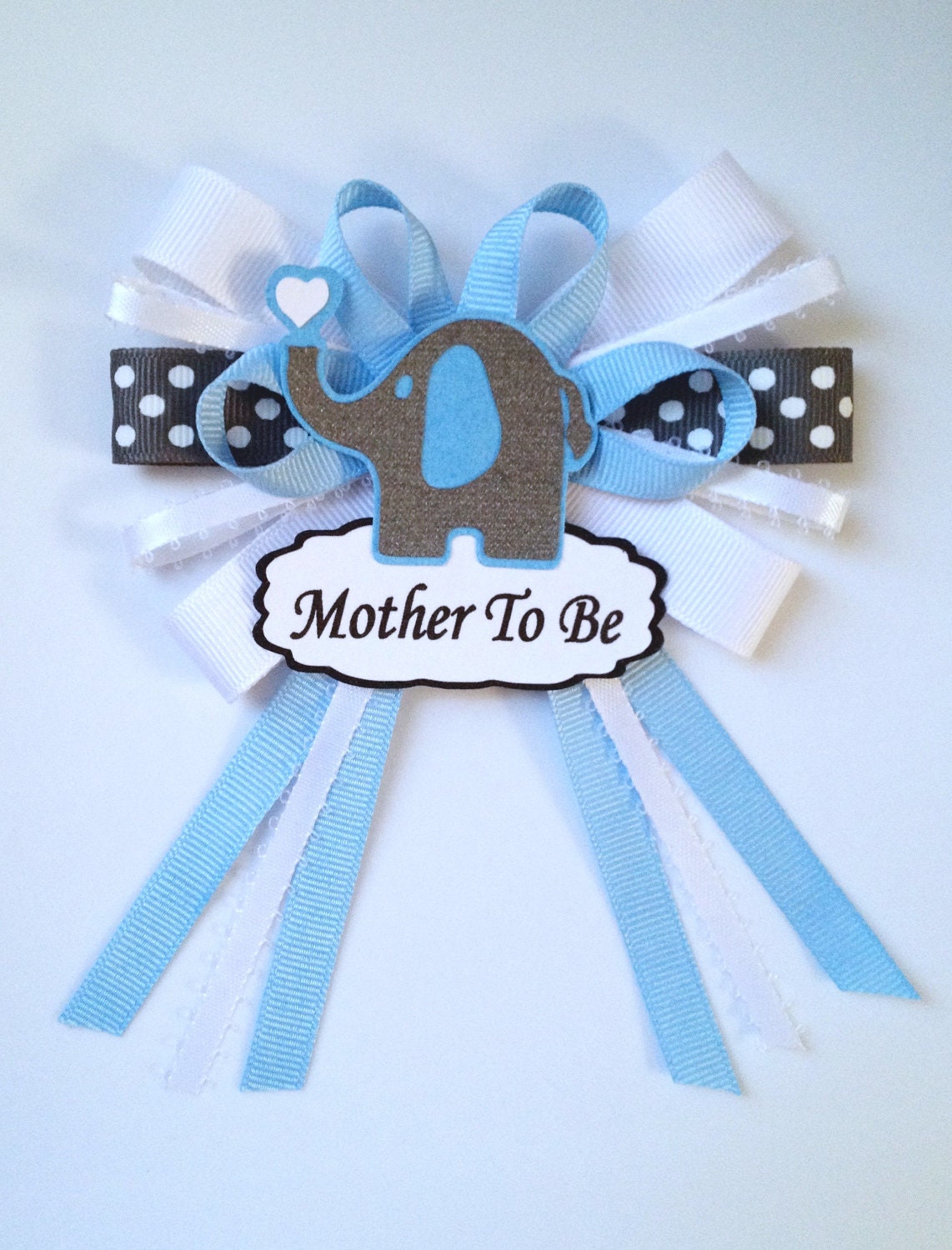 Mother to Be Ribbon Corsage Pin Il_570xn