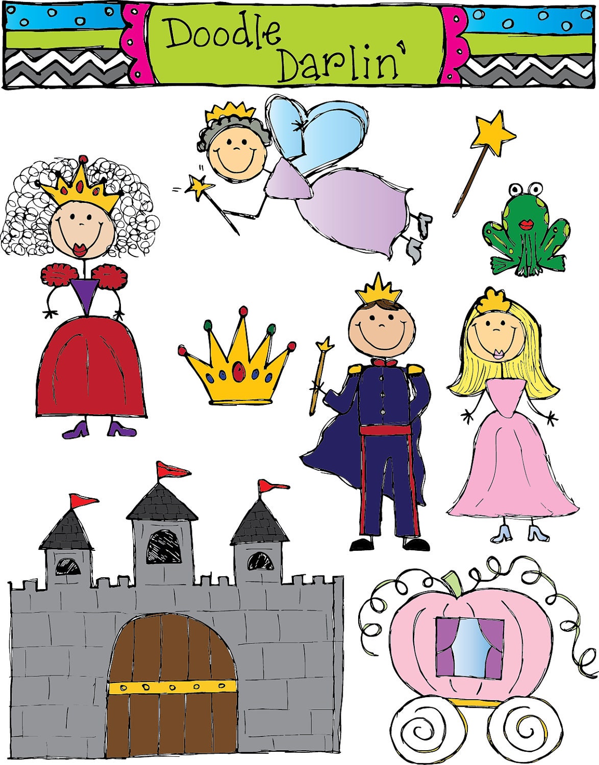 Fairy Tale COMBO Clipart Set