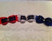 Dog Bow Bling 3 Pack . Size 5/8.