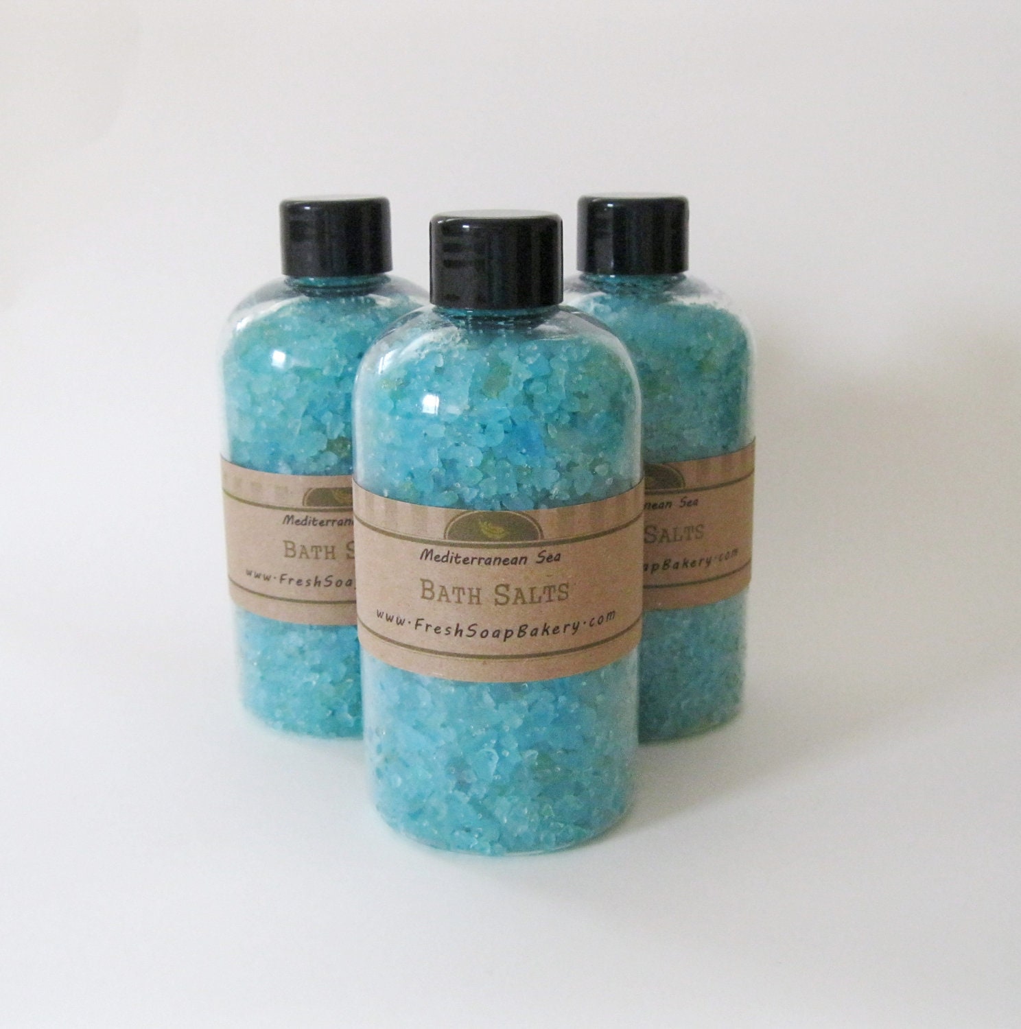 Mediterranean Bath Salts, Dead Sea Salts, Bath Soak - Aromatherapy, Botanical, Essential Oil Infused - Holiday Scent