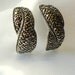Vintage Sterling Silver Earrings with Marcasite