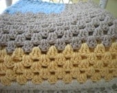 Large Granny Square Afghan - Design Your Own Blanket - Choose Your Colors - Custom Made to Order Blanket for Home - Crocheted