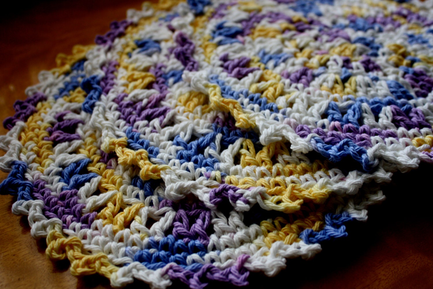 Crochet Dishcloths- Confetti
