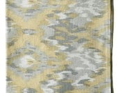 Modern Camo Pocket Square in Grey and Yellow