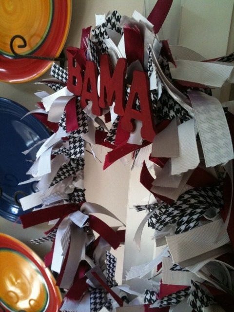 Alabama Ribbon Wreath - Roll Tide