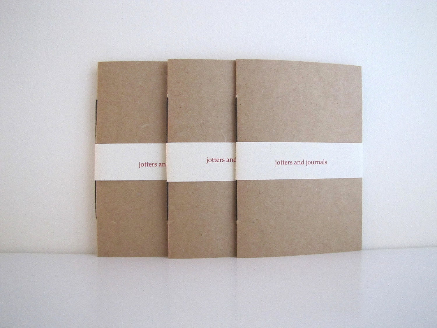 Blank Notebooks - Pocket Jotter Notebook - Set of Three