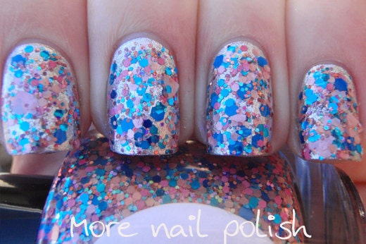 I Heart You Hand made custom nail polish
