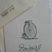 Simply French and Gorgeous...6 Hand Inked and Stamped Blank Cards with Envelopes...by Le French Chateau