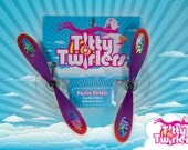 Titty Twirlers - Propeller Pasties - Playful Plum/Tempting Tangerine