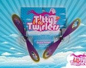 Titty Twirlers - Propeller Pasties - Playful Plum/Luscious Lemon