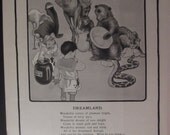 1903 DREAMLAND IVORY SOAP Original Vintage Soap Advertisement Bathroom Decor Victorian Era Dresses Vintage Fashion Soap Ad Ready To Frame