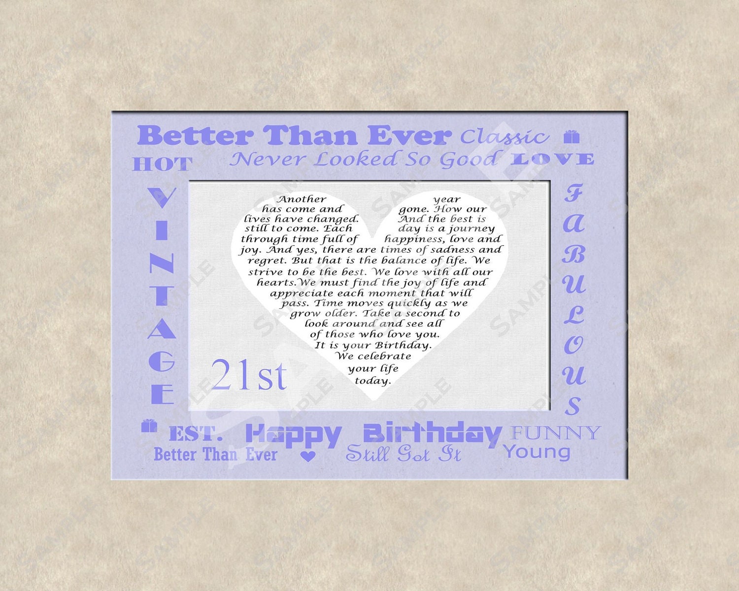 Buy 21st birthday gifts - 21st Birthday Gift Poem INSTANT DOWNLOAD Digital