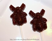SPIDER Hard Candy Barley Lollipops Summer  birthday party favors Halloween