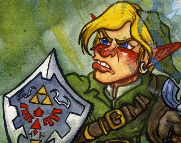 Link, Watercolor