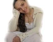 Tribal  Necklace - Necktie . Ceramic handbeaded jewelry, gypsy, aztec, indian style. eco-friendly, pink yellow, geometry