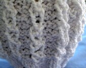 Girls or Teen White sparkle Beanie