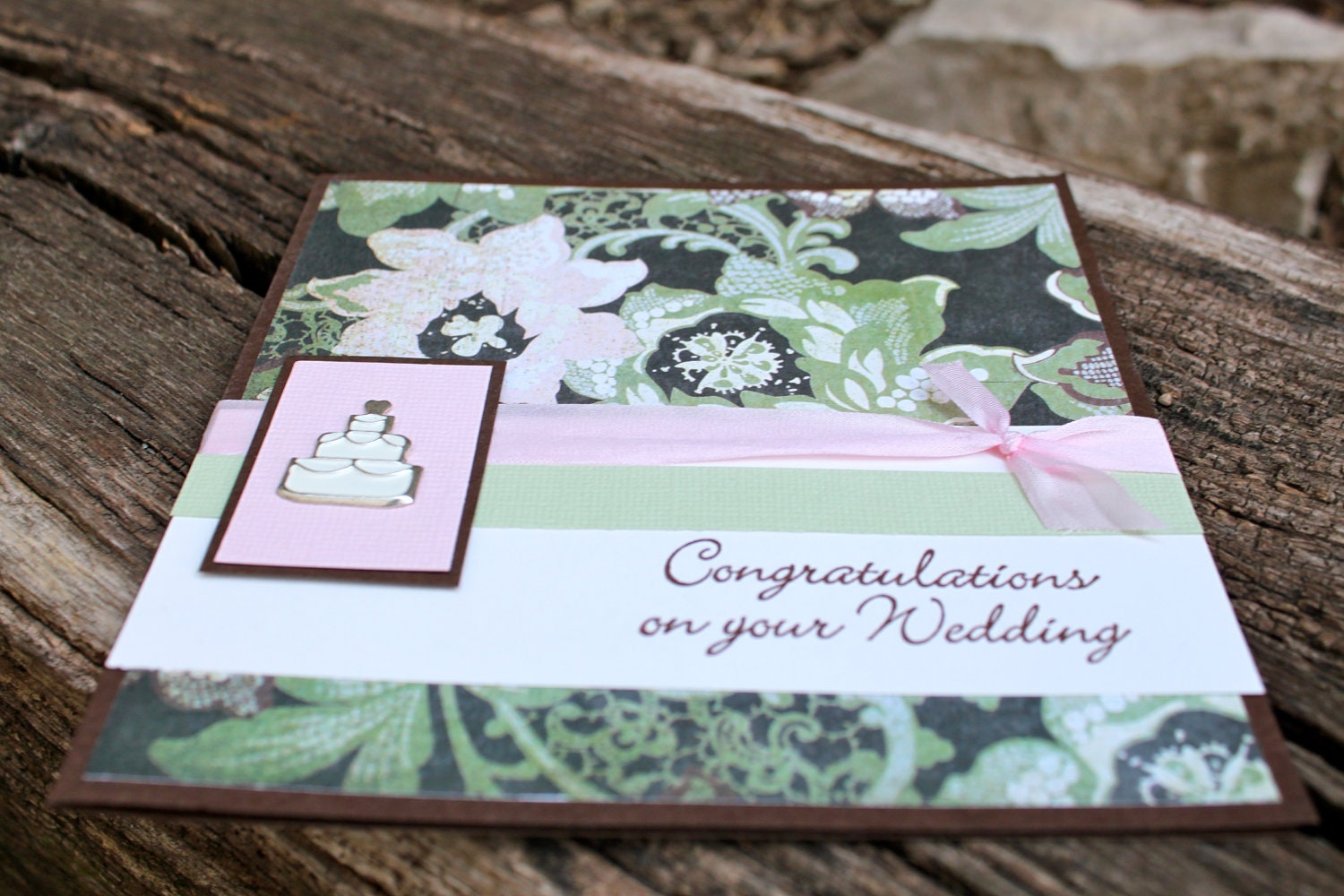 Elegant, Pink Wedding Card, Pretty Wedding Card