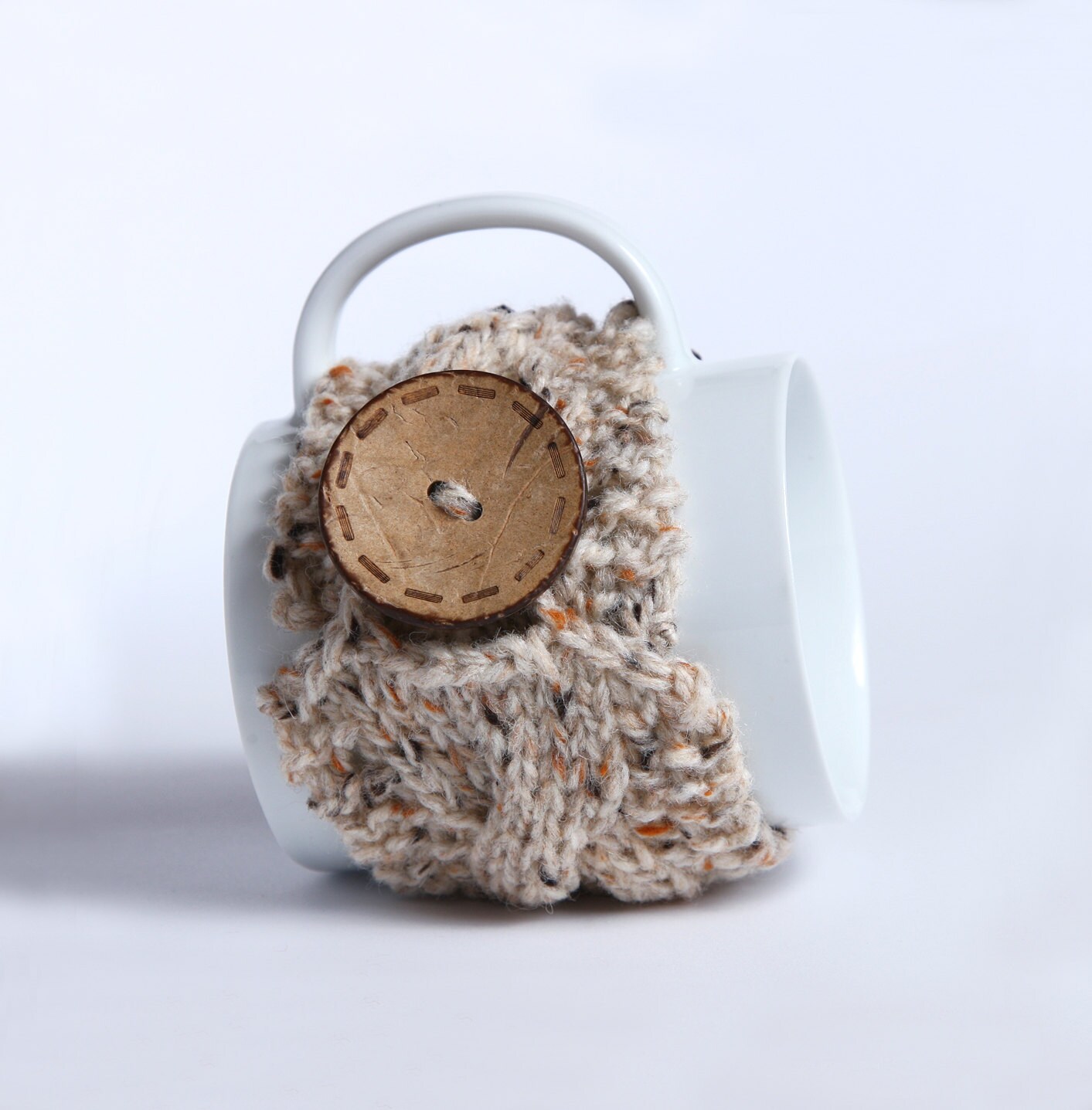 knitted mug