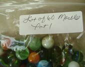 vintage glass marbles lot of 60 vintage game lot 1