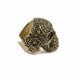Gold Mex Skull Ring