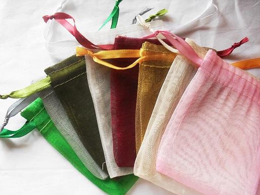 Clearance Sale 100 Organza bags in 15 assorted colors , 3x4 inch
