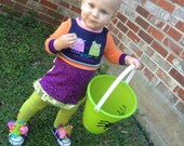 Unique one-of-a-kind upcycled girls boutique clothing and cute custom dresses Halloween fun funky costume