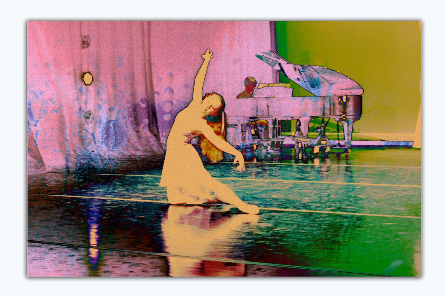 Melody and Melon Dancers.  Surreal Fine ART Print