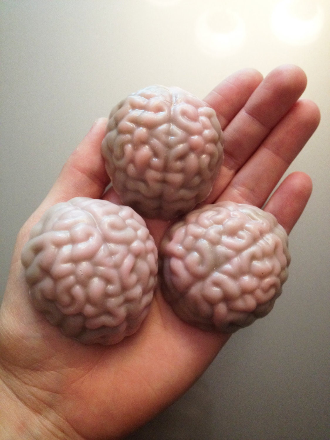 Twelve (12) Realistic Anatomy Brain Soaps in Buttercreme and Snickerdoodle fragrance by Lavish Handcrafted